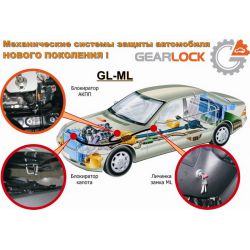 Установка механического блокиратора Gearlock ML 2