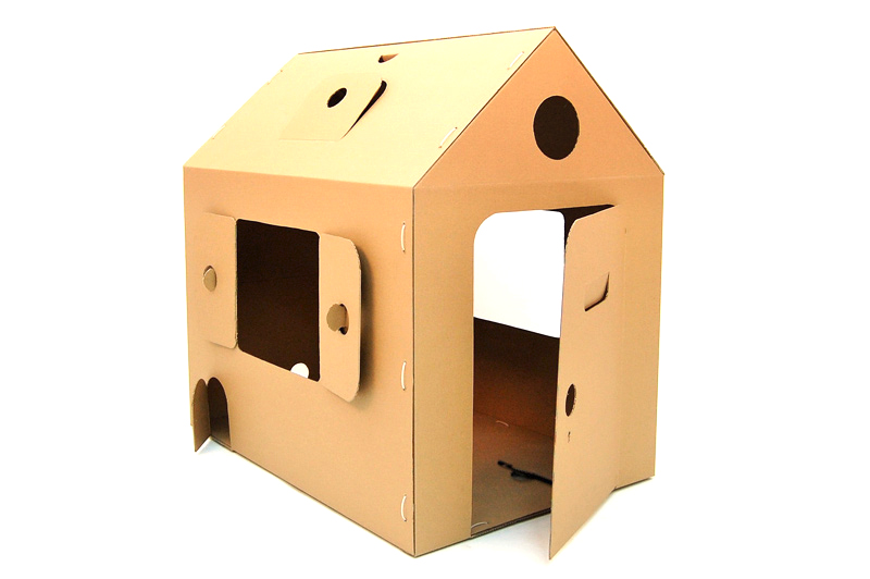 Игры и игрушки :: Творчество :: Дом-раскраска из картона «Мой домик» 